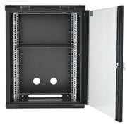15U Wall Mount Network Cabinet, 226.8 kg Max. Ground Load Capacity, Server Rack Cabinet Enclosure with V952-WLJJ15UW155GJOIJAV0