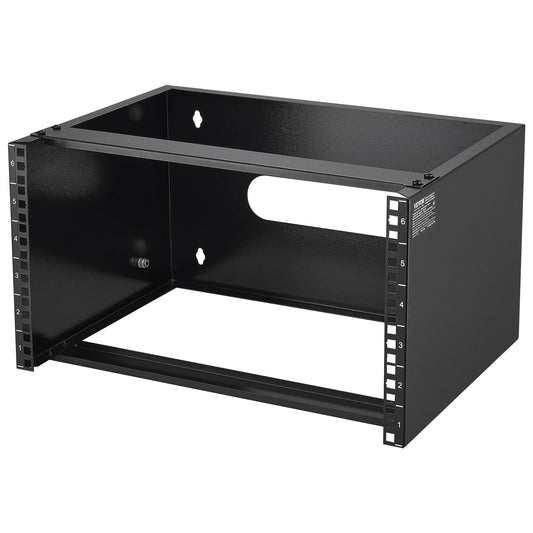 6U Wall Mount Network Rack, 14 in/355.6 mm Depth, 50 lbs/22.68 kg Max Weight Capacity Wall Mount Server Rack V952-WLJJ6U14YC007I4RXV0