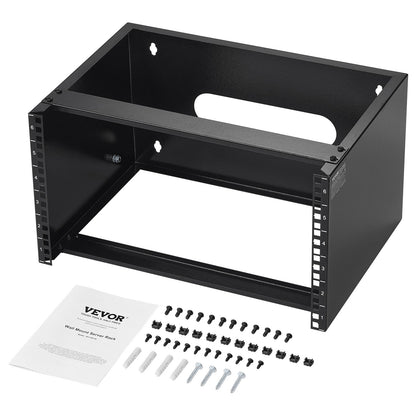 6U Wall Mount Network Rack, 14 in/355.6 mm Depth, 50 lbs/22.68 kg Max Weight Capacity Wall Mount Server Rack V952-WLJJ6U14YC007I4RXV0
