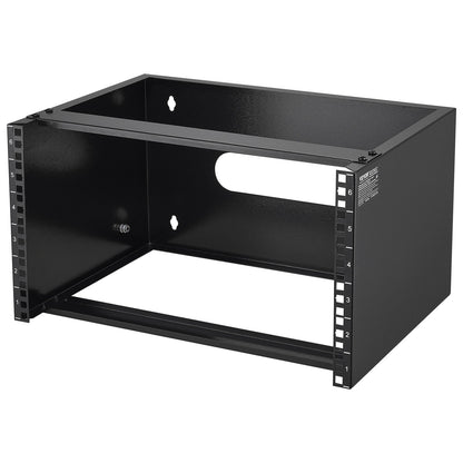 6U Wall Mount Network Rack, 14 in/355.6 mm Depth, 50 lbs/22.68 kg Max Weight Capacity Wall Mount Server Rack V952-WLJJ6U14YC007I4RXV0