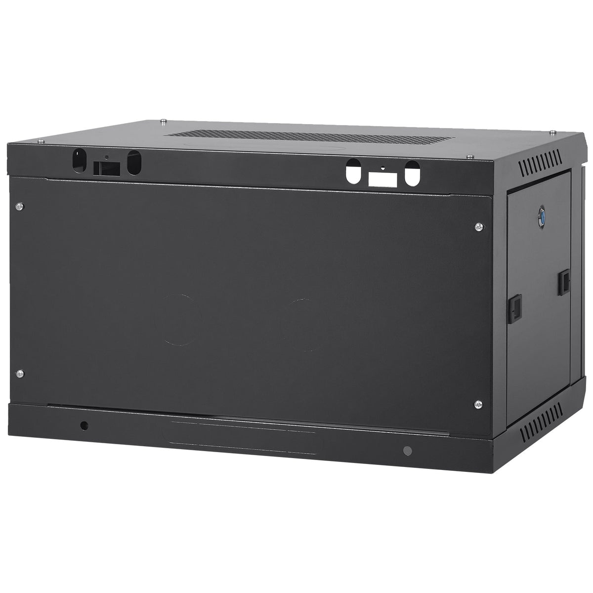 6U Wall Mount Network Server Cabinet, 15.5'' Deep, Server Rack Cabinet Enclosure, 200 lbs Max. Ground-mounted V952-WLJJGHBL6U1556GI7V0