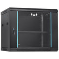 9U Wall Mount Network Server Cabinet, 39.37 cm Deep, Server Rack Cabinet Enclosure, 90.7 kg Max. V952-WLJJGHBL9U1552RC3V0