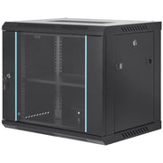 9U Wall Mount Network Server Cabinet, 39.37 cm Deep, Server Rack Cabinet Enclosure, 90.7 kg Max. V952-WLJJGHBL9U1552RC3V0