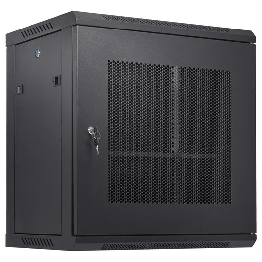 12U Wall Mount Network Server Cabinet, 15.5'' Deep, Server Rack Cabinet Enclosure, 200 lbs Max. V952-WLJJWZB12U155GP35V0
