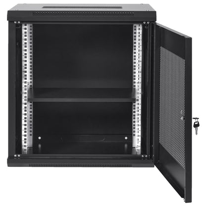 12U Wall Mount Network Server Cabinet, 15.5'' Deep, Server Rack Cabinet Enclosure, 200 lbs Max. V952-WLJJWZB12U155GP35V0