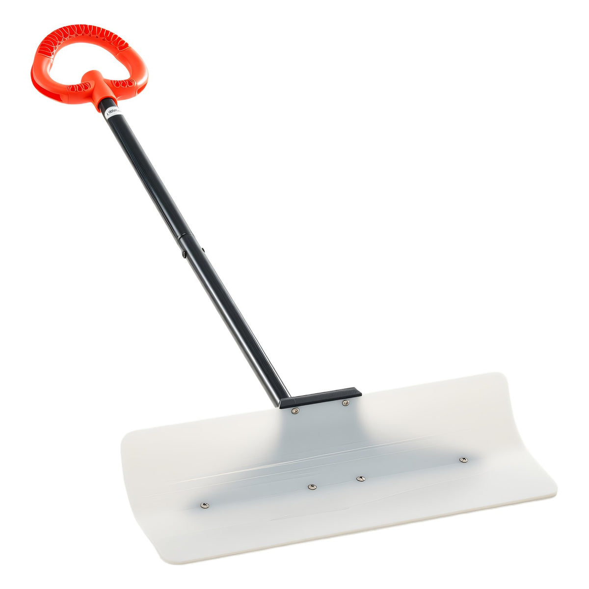 Snow Pusher Shovel, 61 cm Wide Outdoor Snowplow Shovel with Ergonomic Grip, HDPE Plastic Blade, Winter V952-WLKSL2025INC5GA89001V0