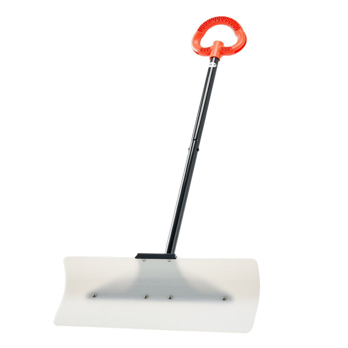 Snow Pusher Shovel, 61 cm Wide Outdoor Snowplow Shovel with Ergonomic Grip, HDPE Plastic Blade, Winter V952-WLKSL2025INC5GA89001V0