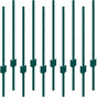 3 Feet Fence Post, 10 Pack U-Channel Heavy Duty Metal Fence Posts, Sturdy Steel Fence Stakes for Garden Yard, V952-WLLZJSK3YC10X2TT5V0