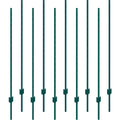 5 Feet Fence Post 10 Pack T-Post Heavy Duty Metal Fence Posts Green V952-WLLZJSK5YC10LFG33V0