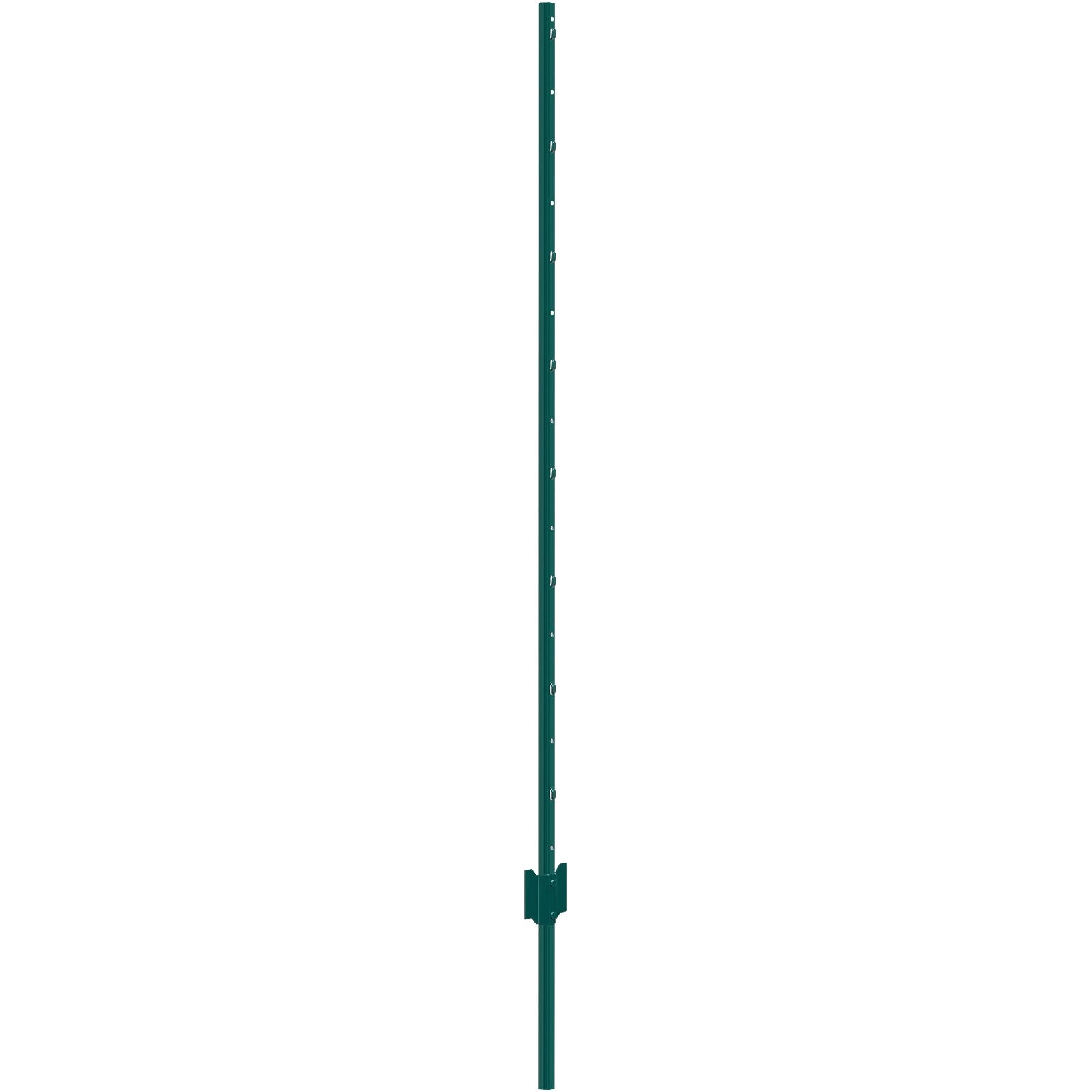 5 Feet Fence Post 10 Pack T-Post Heavy Duty Metal Fence Posts Green V952-WLLZJSK5YC10LFG33V0