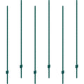 6 Feet Fence Post 6 Pack T-Post Heavy Duty Metal Fence Posts Green V952-WLLZJSK6JZ6Y7M4FOV0
