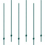 6 Feet Fence Post 6 Pack T-Post Heavy Duty Metal Fence Posts Green V952-WLLZJSK6JZ6Y7M4FOV0