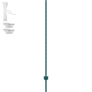 6 Feet Fence Post, 10 Pack U-Channel Heavy Duty Metal Fence Posts, Sturdy Steel Fence Stakes for Garden Yard, V952-WLLZJSK6YC10EWSGIV0