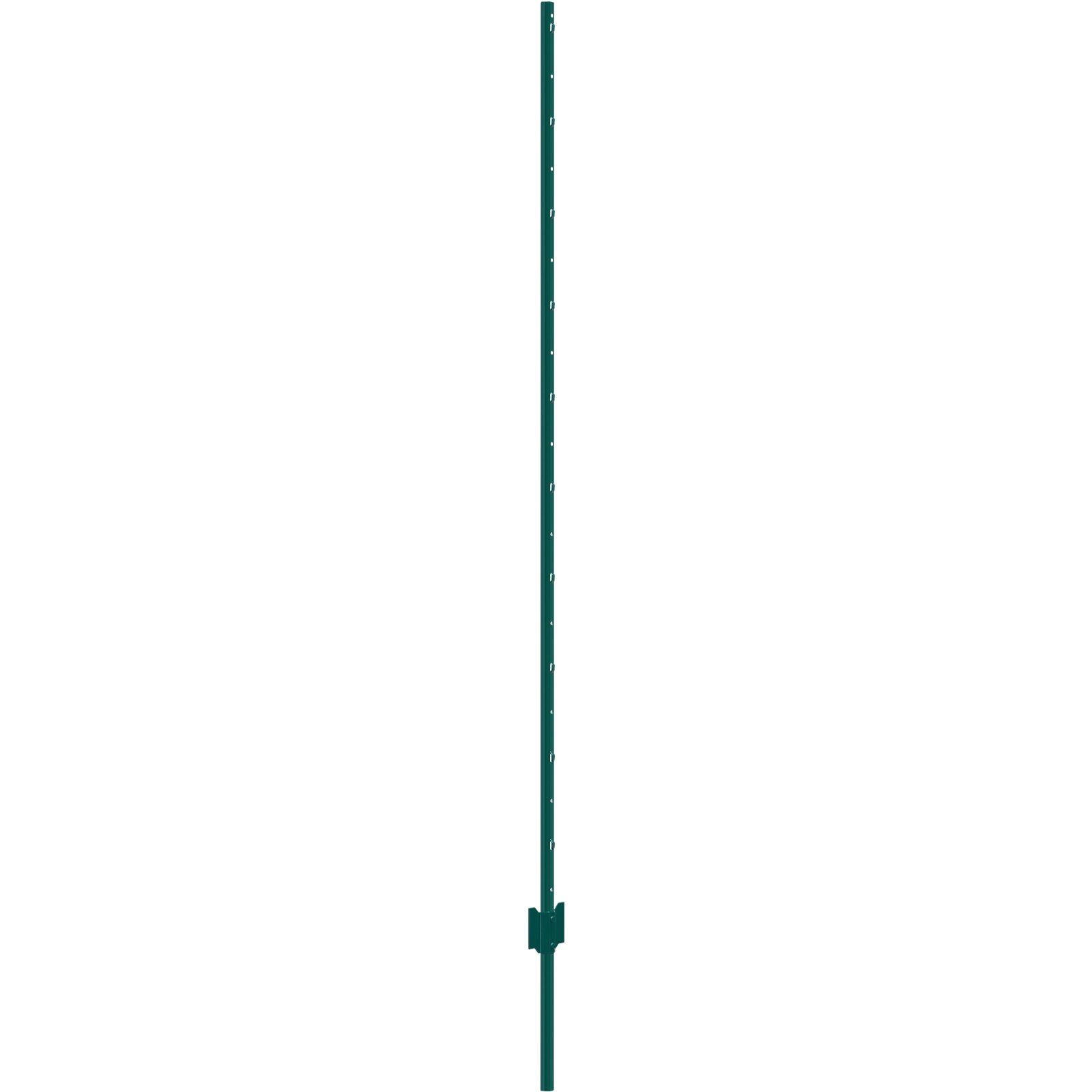 6 Feet Fence Post, 10 Pack U-Channel Heavy Duty Metal Fence Posts, Sturdy Steel Fence Stakes for Garden Yard, V952-WLLZJSK6YC10EWSGIV0