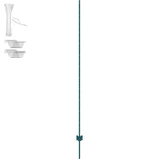 7 Feet Fence Post, 10 Pack U-Channel Heavy Duty Metal Fence Posts, Sturdy Steel Fence Stakes for Garden Yard, V952-WLLZJSK7YC103JD9JV0