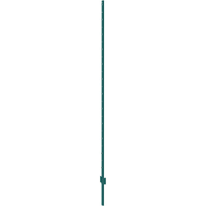 7 Feet Fence Post, 10 Pack U-Channel Heavy Duty Metal Fence Posts, Sturdy Steel Fence Stakes for Garden Yard, V952-WLLZJSK7YC103JD9JV0