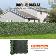 Ivy Privacy Fence, 990 x 2490 mm Artificial Green Wall Screen, Greenery Ivy Fence with Mesh Cloth Backing and V952-WLSRZZWQ1J391EPVKV0
