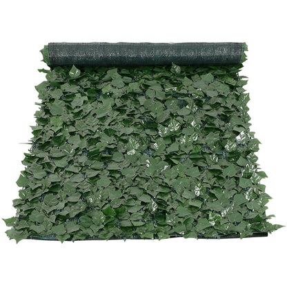 Ivy Privacy Fence, 990 x 2490 mm Artificial Green Wall Screen, Greenery Ivy Fence with Mesh Cloth Backing and V952-WLSRZZWQ1J391EPVKV0