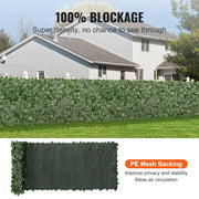 Ivy Privacy Fence, 39 x 158in Artificial Green Wall Screen, Greenery Ivy Fence with Mesh Cloth Backing and V952-WLSRZZWQ1J39NK3IBV0