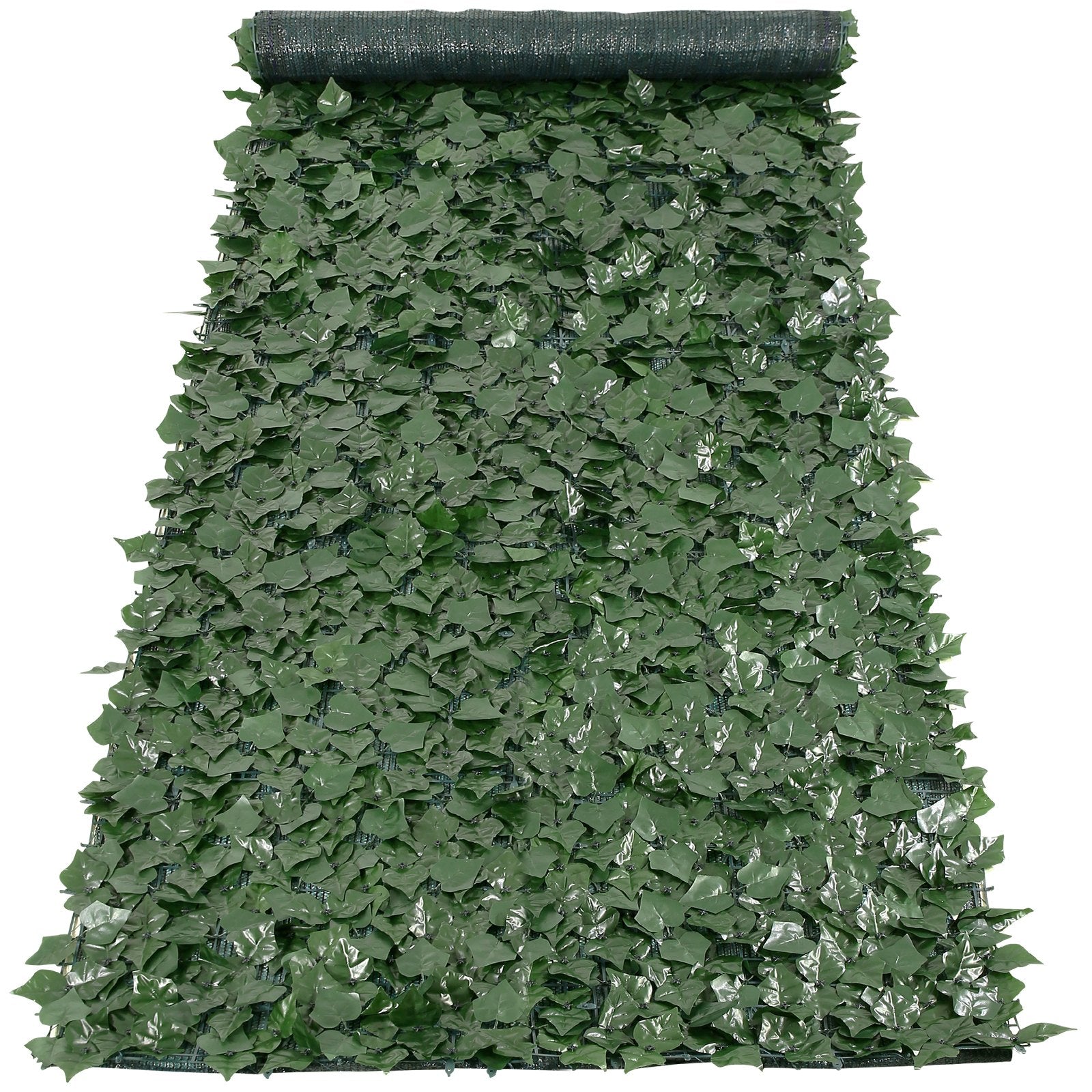 Ivy Privacy Fence, 39 x 158in Artificial Green Wall Screen, Greenery Ivy Fence with Mesh Cloth Backing and V952-WLSRZZWQ1J39NK3IBV0