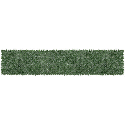 Ivy Privacy Fence, 39 x 198in Artificial Green Wall Screen, Greenery Ivy Fence with Mesh Cloth Backing and V952-WLSRZZWQ1J39XYXUPV0
