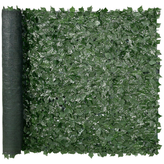 Ivy Privacy Fence, 59 x 98 in Artificial Green Wall Screen, Greenery Ivy Fence with Mesh Cloth Backing and V952-WLSRZZWQ1J59BZSPWV0
