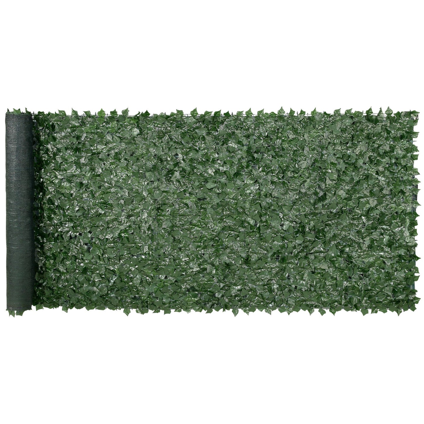 Ivy Privacy Fence, 59 x 158in Artificial Green Wall Screen, Greenery Ivy Fence w/ Mesh Cloth Backing and V952-WLSRZZWQ1J59PISG2V0