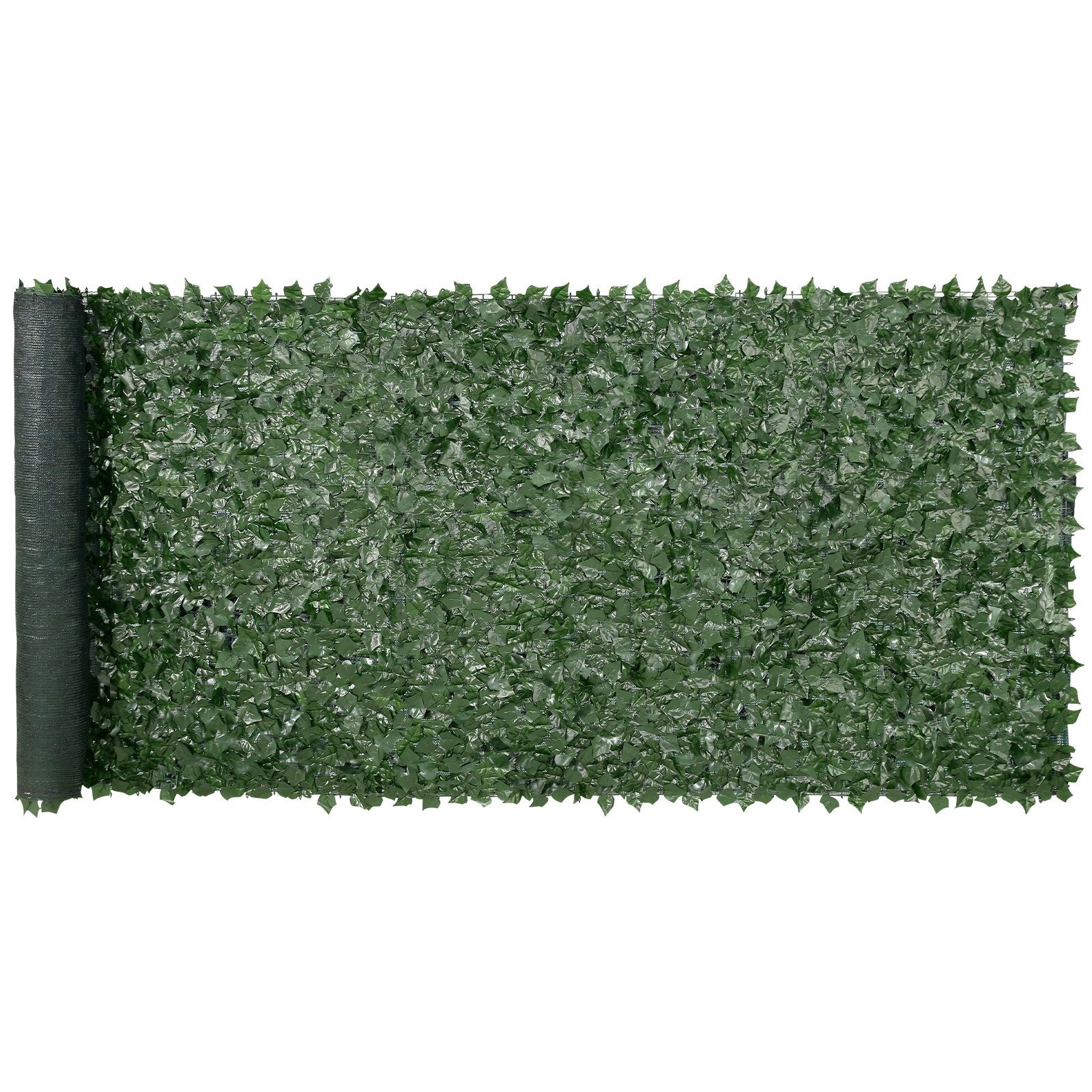 Ivy Privacy Fence, 59 x 158in Artificial Green Wall Screen, Greenery Ivy Fence w/ Mesh Cloth Backing and V952-WLSRZZWQ1J59PISG2V0
