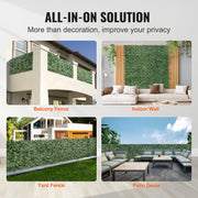 Ivy Privacy Fence, 59 x 158in Artificial Green Wall Screen, Greenery Ivy Fence w/ Mesh Cloth Backing and V952-WLSRZZWQ1J59PISG2V0