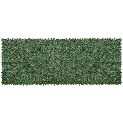Ivy Privacy Fence, 59 x 158in Artificial Green Wall Screen, Greenery Ivy Fence w/ Mesh Cloth Backing and V952-WLSRZZWQ1J59PISG2V0