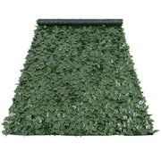 Ivy Privacy Fence, 59 x 158in Artificial Green Wall Screen, Greenery Ivy Fence w/ Mesh Cloth Backing and V952-WLSRZZWQ1J59PISG2V0