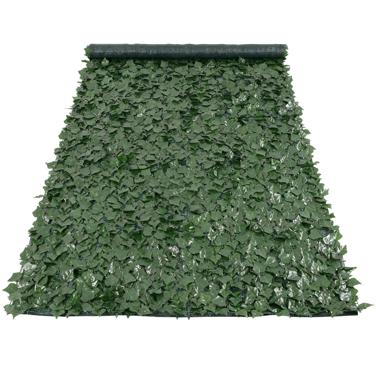 Ivy Privacy Fence, 59 x 158in Artificial Green Wall Screen, Greenery Ivy Fence w/ Mesh Cloth Backing and V952-WLSRZZWQ1J59PISG2V0