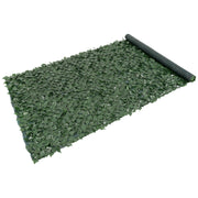 Ivy Privacy Fence, 59 x 158in Artificial Green Wall Screen, Greenery Ivy Fence w/ Mesh Cloth Backing and V952-WLSRZZWQ1J59PISG2V0