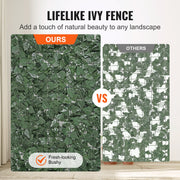 Ivy Privacy Fence, 2440 x 1830 mm Artificial Green Wall Screen, Greenery Ivy Fence with Strengthened Joint, V952-WLSRZZWQ1J96DMACJV0