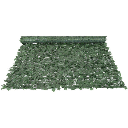Ivy Privacy Fence, 2440 x 1830 mm Artificial Green Wall Screen, Greenery Ivy Fence with Strengthened Joint, V952-WLSRZZWQ1J96DMACJV0