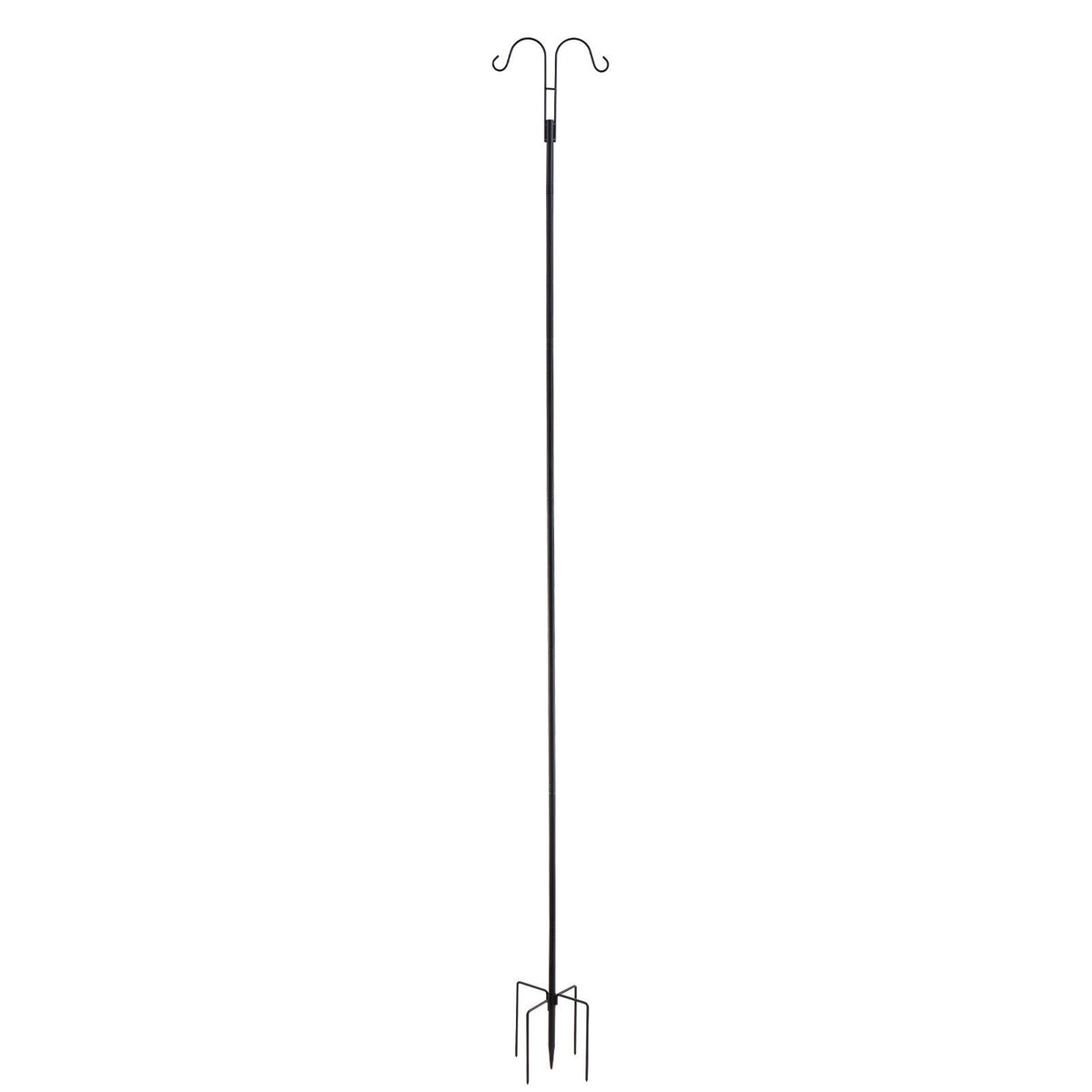 Double Shepherds Hooks for Outdoor, 8 Pack 2730 mm Heavy Duty Bird Feeder Pole, 19 mm Thick Garden Hooks for V952-WNGJSMYRGG10OUELN001V0