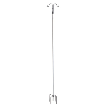 Double Shepherds Hooks for Outdoor, 8 Pack 2730 mm Heavy Duty Bird Feeder Pole, 19 mm Thick Garden Hooks for V952-WNGJSMYRGG10OUELN001V0