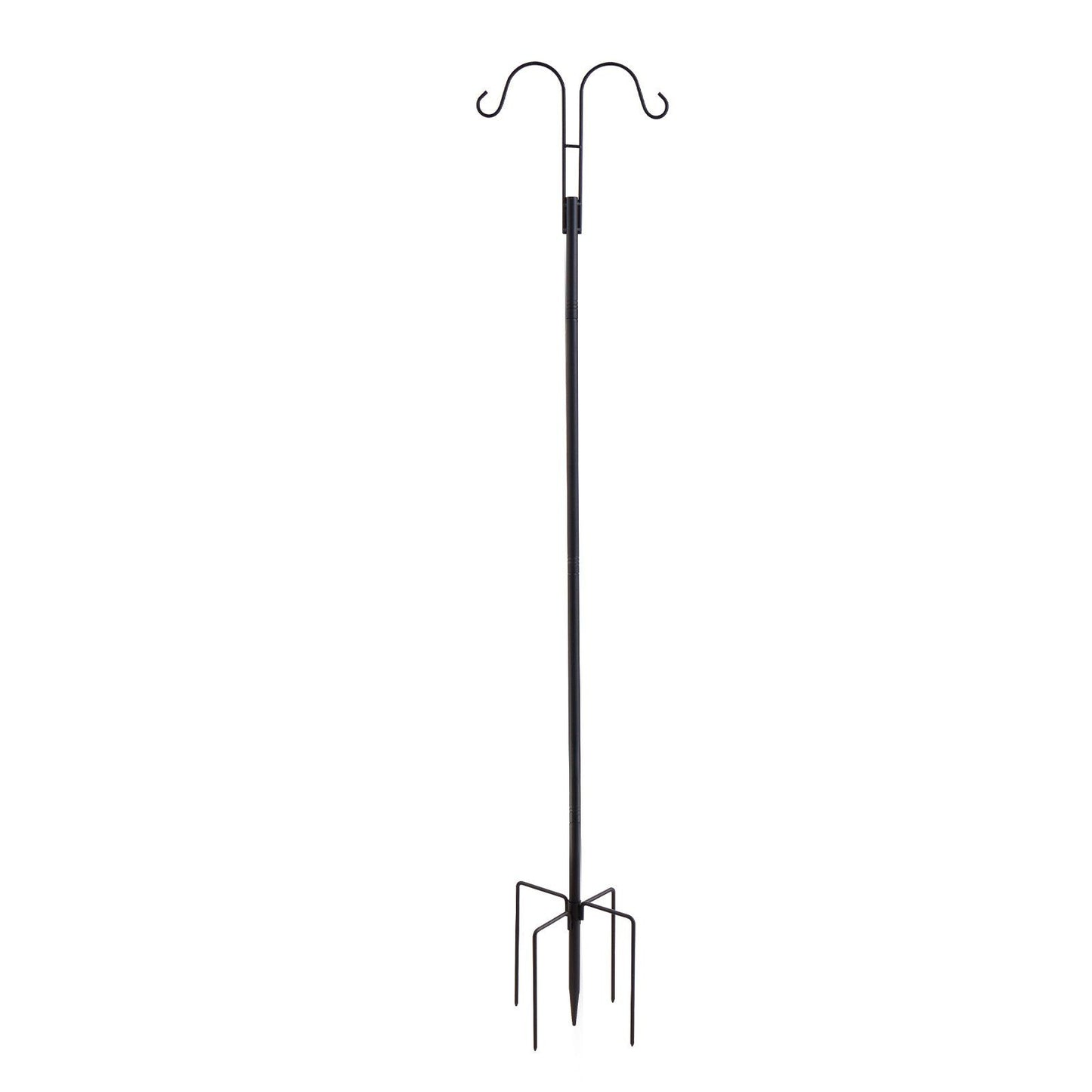 Double Shepherds Hooks for Outdoor, 8 Pack 1560 mm Heavy Duty Bird Feeder Pole, 19 mm Thick Garden Hooks for V952-WNGJSMYRGG60BN2LV001V0