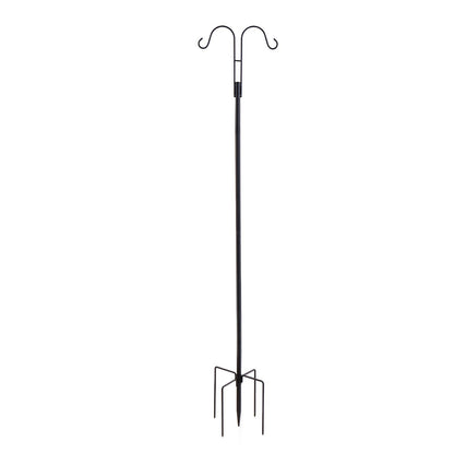 Double Shepherds Hooks for Outdoor, 8 Pack 1560 mm Heavy Duty Bird Feeder Pole, 19 mm Thick Garden Hooks for V952-WNGJSMYRGG60BN2LV001V0