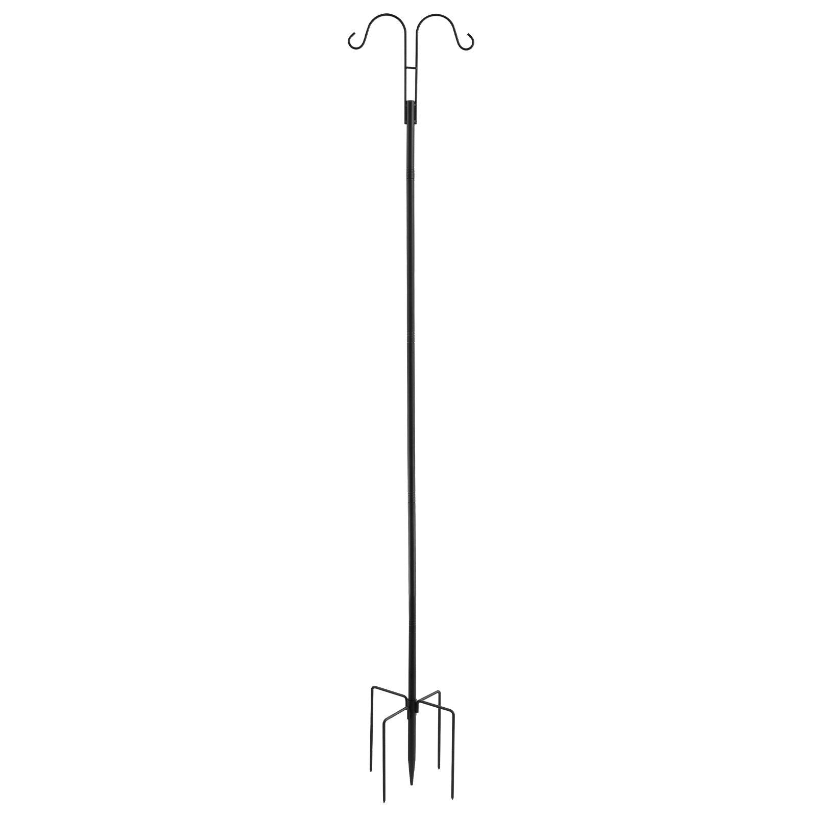 Double Shepherds Hooks for Outdoor, 8 Pack 1950 mm Heavy Duty Bird Feeder Pole, 19 mm Thick Garden Hooks for V952-WNGJSMYRGG76D79CC001V0
