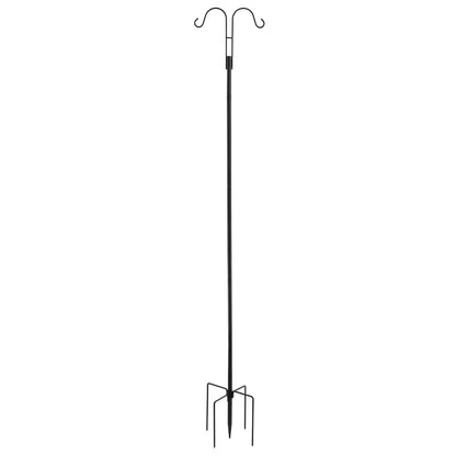 Double Shepherds Hooks for Outdoor, 8 Pack 1950 mm Heavy Duty Bird Feeder Pole, 19 mm Thick Garden Hooks for V952-WNGJSMYRGG76D79CC001V0