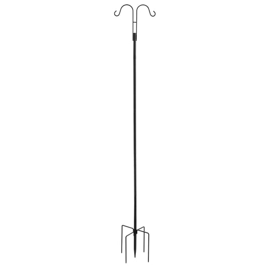 Double Shepherds Hooks for Outdoor, 8 Pack 1950 mm Heavy Duty Bird Feeder Pole, 19 mm Thick Garden Hooks for V952-WNGJSMYRGG76D79CC001V0