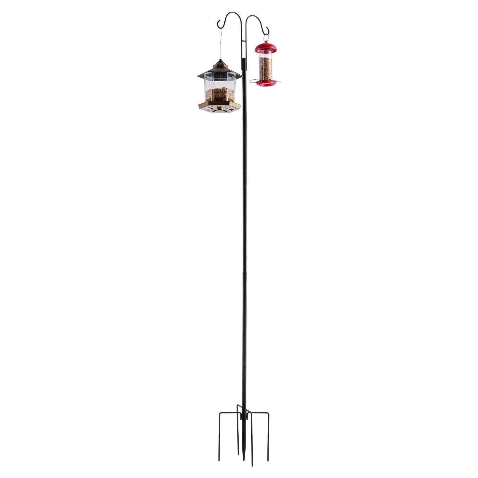 Double Shepherds Hooks for Outdoor, 8 Pack 1950 mm Heavy Duty Bird Feeder Pole, 19 mm Thick Garden Hooks for V952-WNGJSMYRGG76D79CC001V0