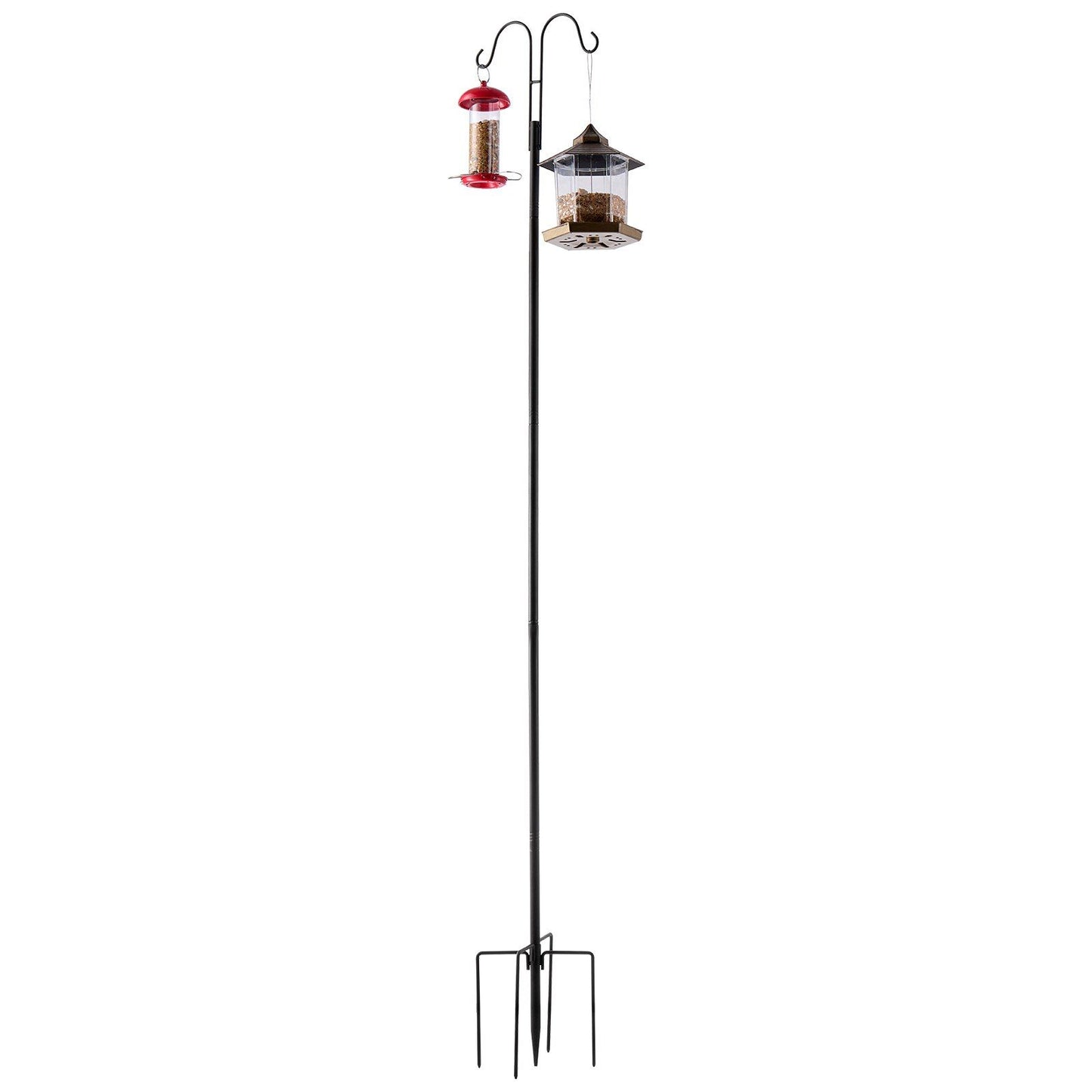 Double Shepherds Hooks for Outdoor, 8 Pack 1950 mm Heavy Duty Bird Feeder Pole, 19 mm Thick Garden Hooks for V952-WNGJSMYRGG76D79CC001V0