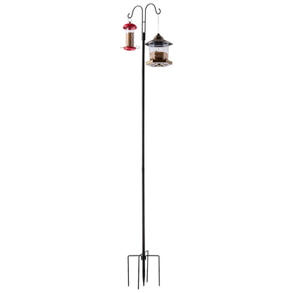 Double Shepherds Hooks for Outdoor, 8 Pack 1950 mm Heavy Duty Bird Feeder Pole, 19 mm Thick Garden Hooks for V952-WNGJSMYRGG76D79CC001V0