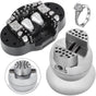 Ball Vise, 3" Engraving Setting Tool, 360 degrees Rotation Engraving Block Vise, 30 PCS Attachment Jewelry V952-WNXZSZGRS3YC00001V0