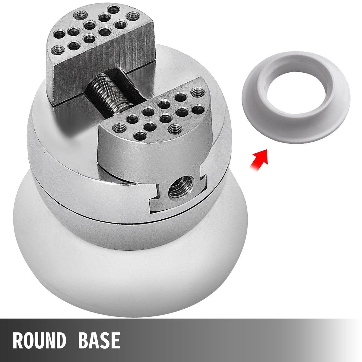 Ball Vise, 3" Engraving Setting Tool, 360 degrees Rotation Engraving Block Vise, 30 PCS Attachment Jewelry V952-WNXZSZGRS3YC00001V0