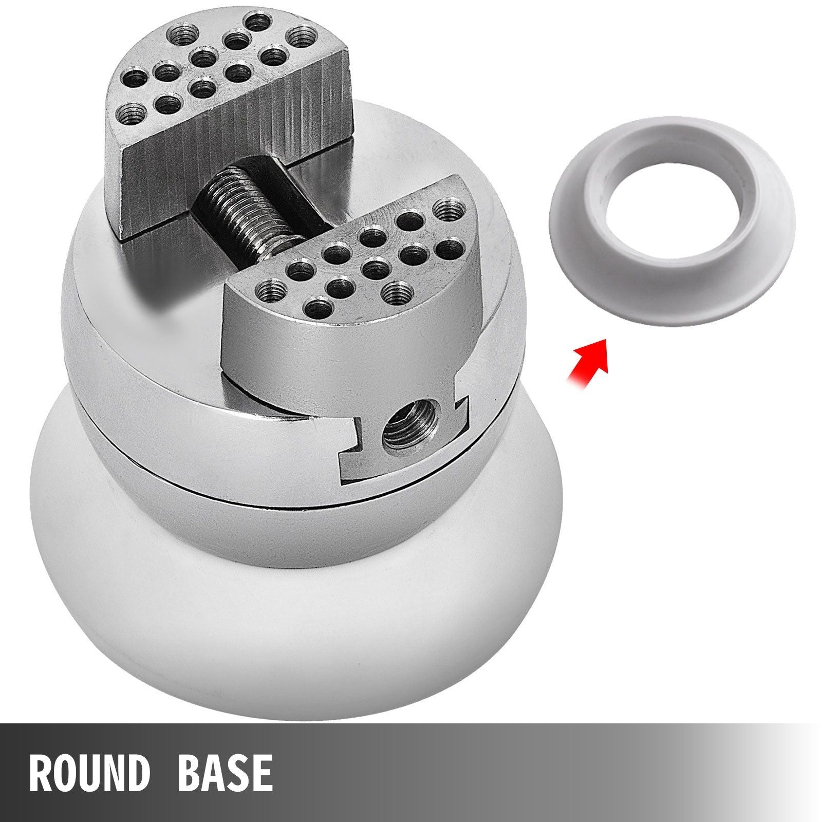 Ball Vise, 3" Engraving Setting Tool, 360 degrees Rotation Engraving Block Vise, 30 PCS Attachment Jewelry V952-WNXZSZGRS3YC00001V0