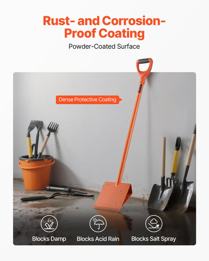 Shingle Shovel 2 Pack, D-Grip Handle Shingle Roof Ripper, High Hardness 45# Steel & Lightweight Easy Tearing V952-WPQCQ2PCS45HM4AUG001V0