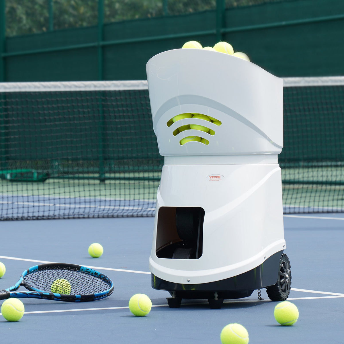 Tennis Ball Machine Automatic Portable Ball Launcher Training Practice V952-WQFQJYX08JJKK5U4SV3